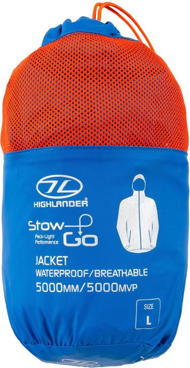 Produktbild Highlander Stow & Go Blue Packaway Jkt Xs (XS)