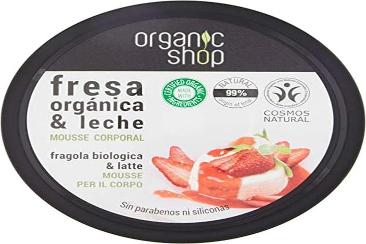Produktbild Organic Shop Mousse Erdbeer-Körper, 250 ml, Standard, einzigartig (250 ml)