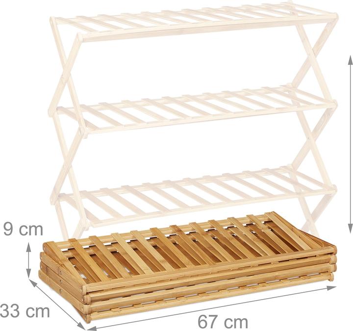 Actual product image Relaxdays Baylee (67 x 26 x 68 cm)
