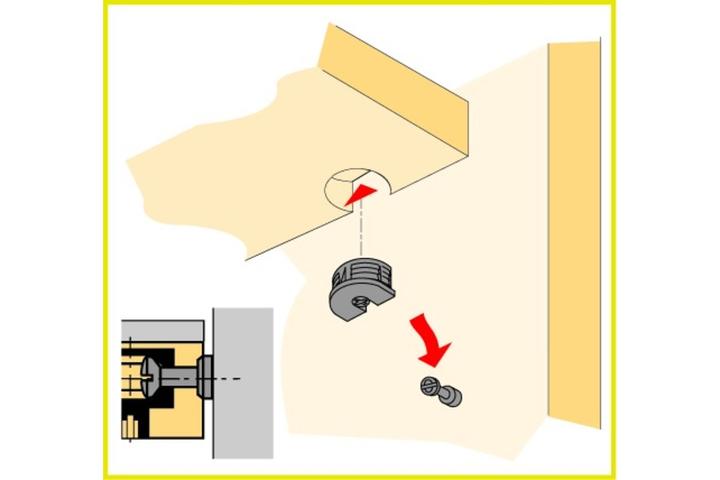 Produktbild Hettich Exzenter-Verbindungsbeschlag VB 35 (Verbindungsbeschlag, 1 Stk.)