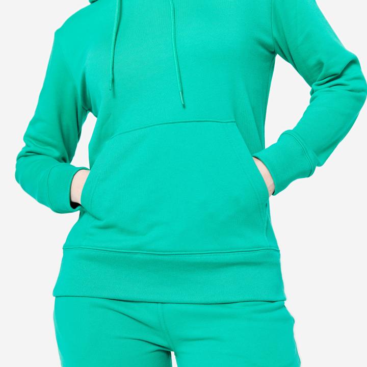 Image du produit Domyos Sweat à capuche femme Coton - vert (XS)