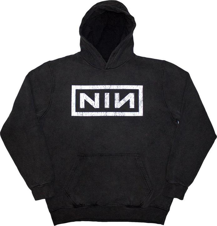 Immagine prodotto Nine Inch Nails Classic Felpa con Cappuccio Logo Adulto Unisex (M)