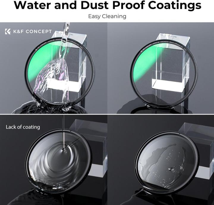 Produktbild K&F Concept Magnetic 1/4 Black Mist Filter Nano X 49mm (KF-1816) (49 mm)