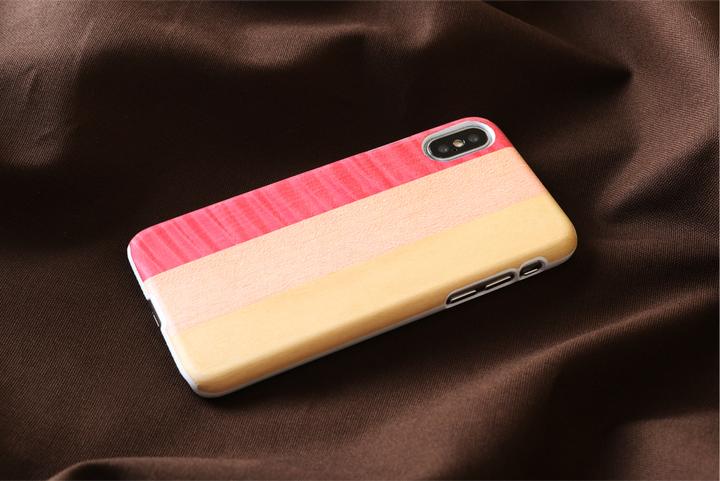 Immagine prodotto Man&Wood Custodia per smartphone iPhone X/XS rosa torta bianca (Apple iPhone X, Apple iPhone XS)