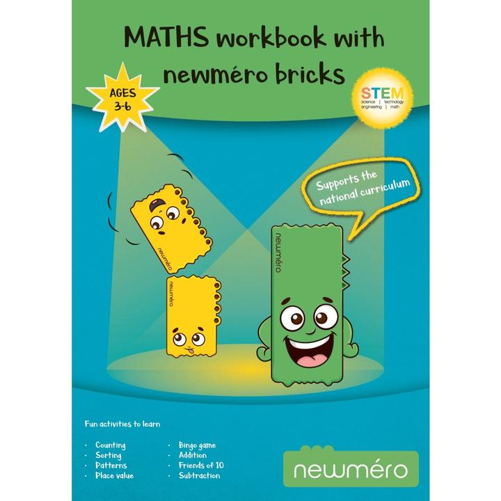 Produktbild Newmero Workbook for children 3 - 6 years old (Englisch)