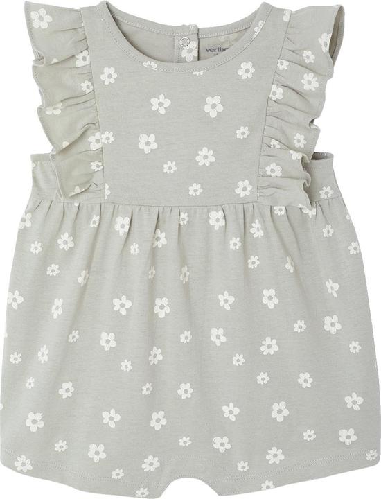 Actual product image Vertbaudet Bio-Kollektion: Baby Kurzoverall mit Volantärmeln BASIC (104)