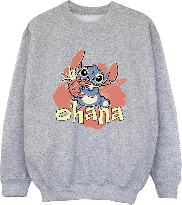 Disney Lilo And Stitch Ohana Pineapple Sweatshirt Jungen