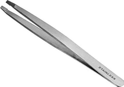Actual product image Caso Pollie Stainless Steel Tweezers with Oblique Tip 9.5cm