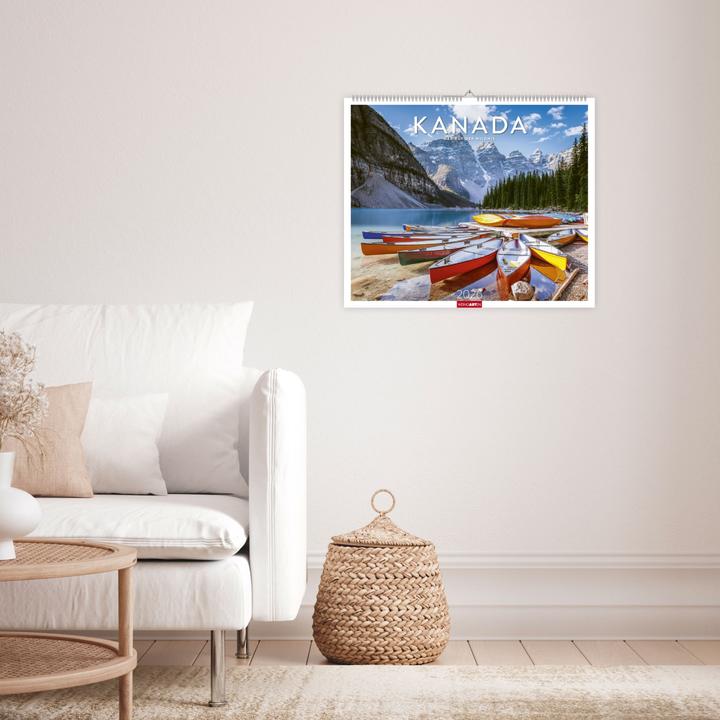 Actual product image Kanada Kalender 2026 - Der Ruf der Wildnis (55 x 46 cm, Hardcover, German)