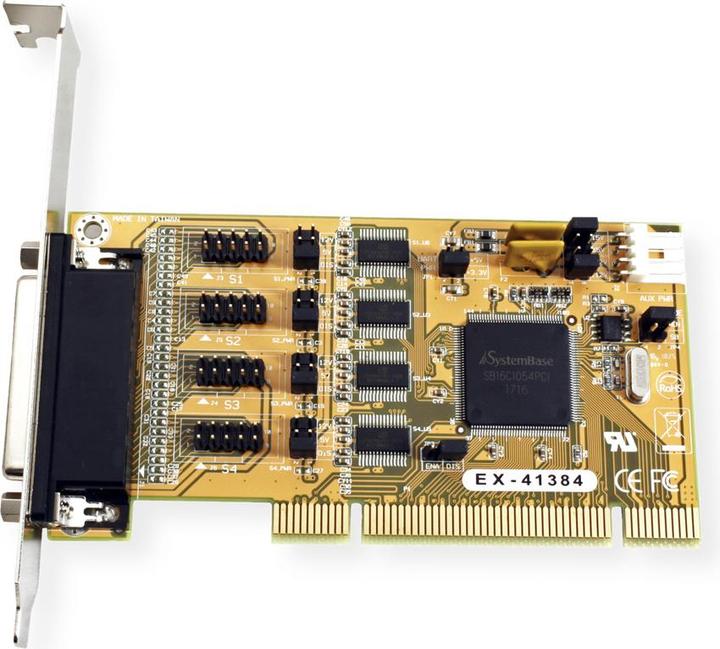 Produktbild Exsys EX-41384, 4xSeriell RS232