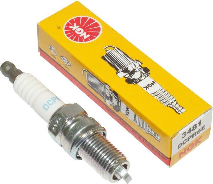 Actual product image NGK motorcycle spark plugs dcpr6e (3481)