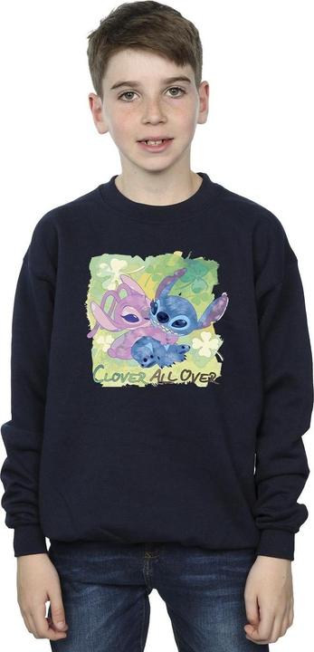 Immagine prodotto Disney Lilo And Stitch St Patrick's Day Clover Felpa Ragazzi (104)