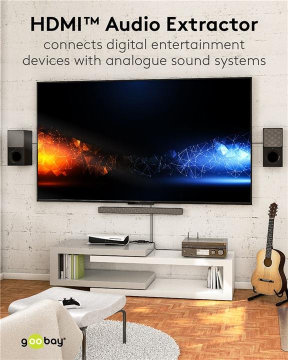 Image du produit Goobay Extracteur audio HDMI 4K @ 60 Hz