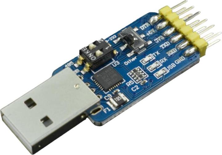 Actual product image WaveShare 6 in 1 USB Seriell Konverter TTL/485/232