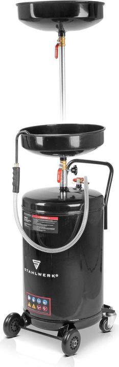 Image du produit Stahlwerk Séparateur d'huile 80 l Réceptacle d'huile Chariot de vidange d'huile