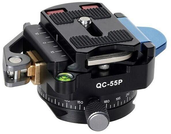 Actual product image Sirui Schnellwechselplatte QC-55P, Stativgewinde: 3/8", 1/4' (Tripod quick-release plate)