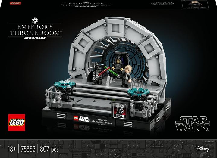 Produktbild LEGO Thronsaal des Imperators - Diorama (75352, LEGO Star Wars)