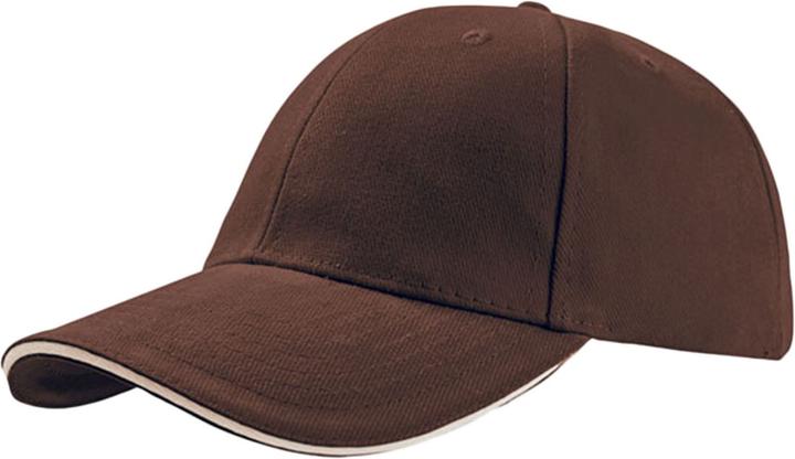 Atlantis Liberty Baseballkappe mit 6 Paneelen aus gebürsteter Baumwolle (2 StückPackung) (One Size)