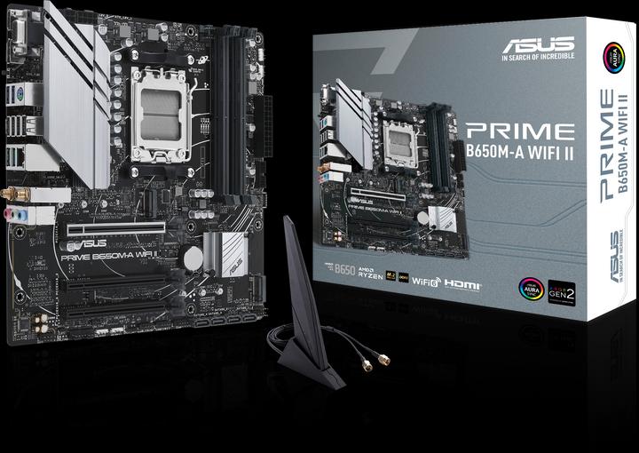 Produktbild ASUS PRIME B650M-A WIFI II (AM5, AMD B650, mATX)