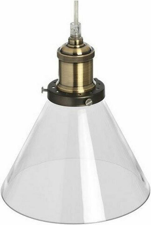 Produktbild Home Works Hill Interiors Hängelicht Kegel Glas (E27, 40 lm)