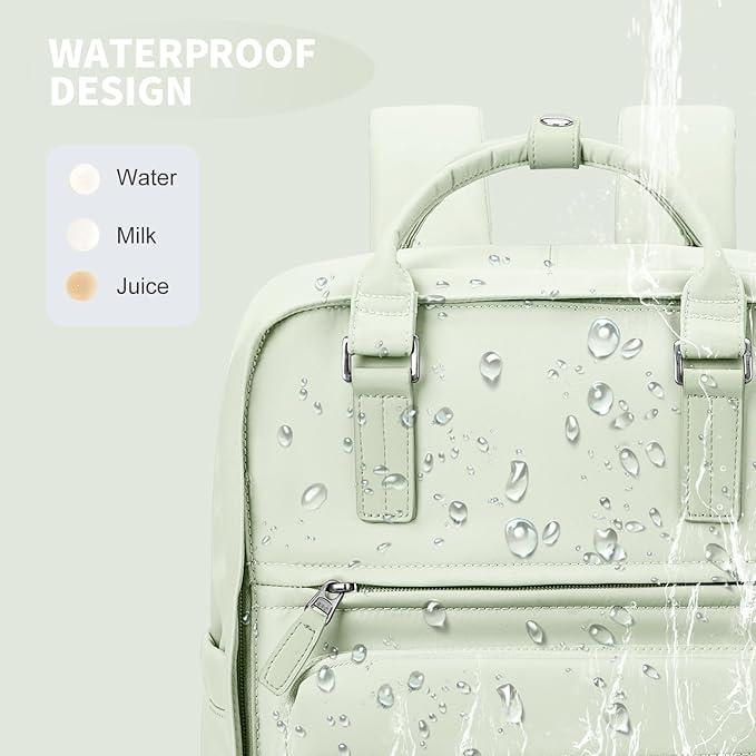 Only-Bags.Store Solide Farbe Computer Laptop-Rucksack, einfache Preppy-Stil Schultasche, lässig Nylon Reise Sport