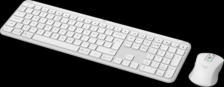Produktbild Logitech MK950 Signature Slim Combo Pale Grey - US - Tastaturkombination (Eng. Int., Kabellos)