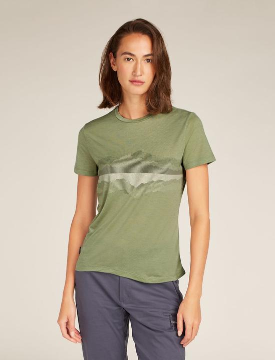 Actual product image Icebreaker Women Merino Blend Core SS Tee Cook Reflected (XS)