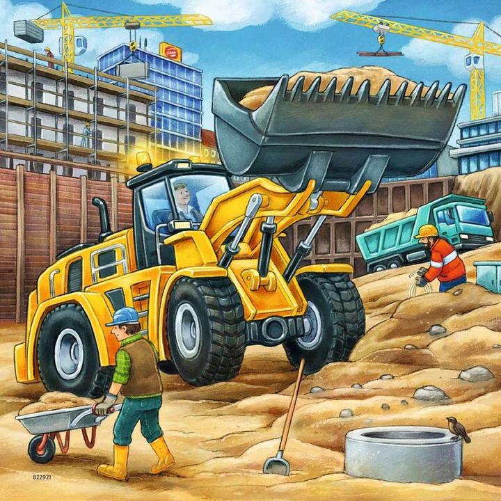 Produktbild Ravensburger Grosse Baufahrzeuge (49 Teile)