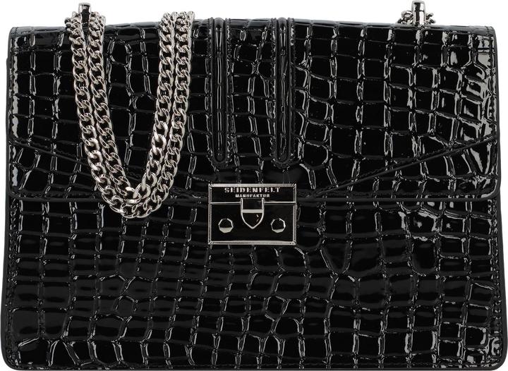Croco print black