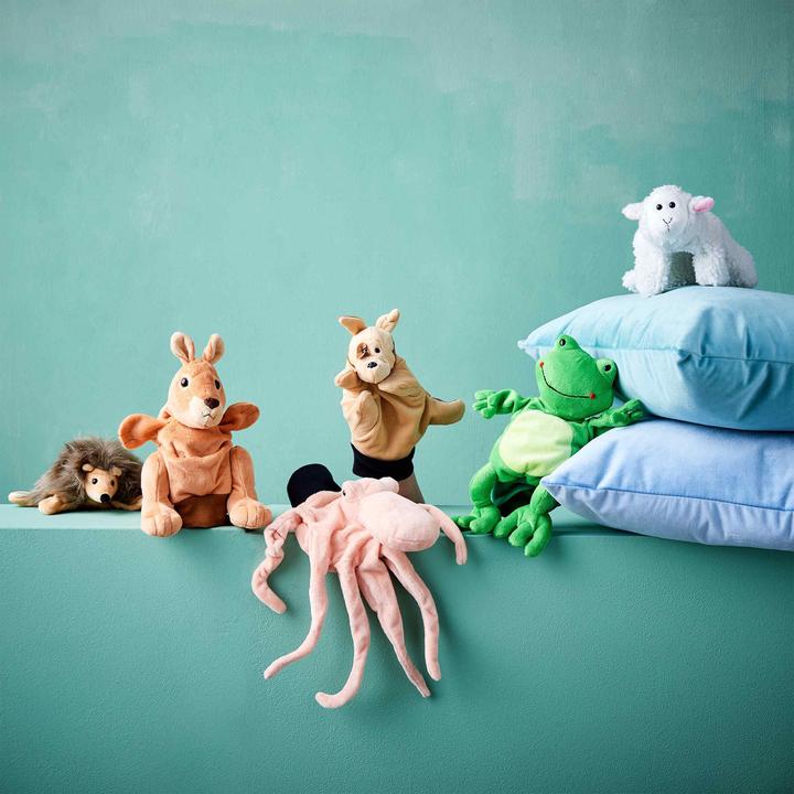 Actual product image Beleduc Hand puppet T-rex
