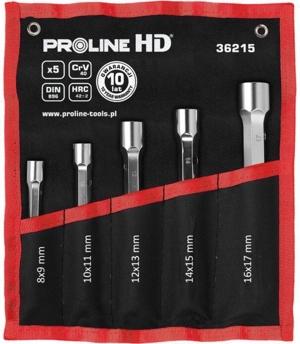 Immagine prodotto Proline Set di chiavi esagonali doppie Pro-Line 8-17mm 5-pz (36215)