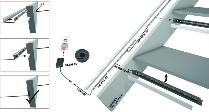 Actual product image Halemeier Stair Stringer f+AMMAvA-r Versa (200 cm, Indoor)