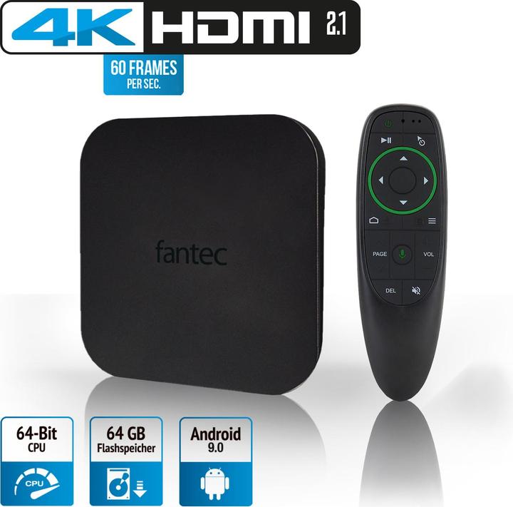 Produktbild Fantec 4KS7800 (64 GB, Android 9.0 (Pie))