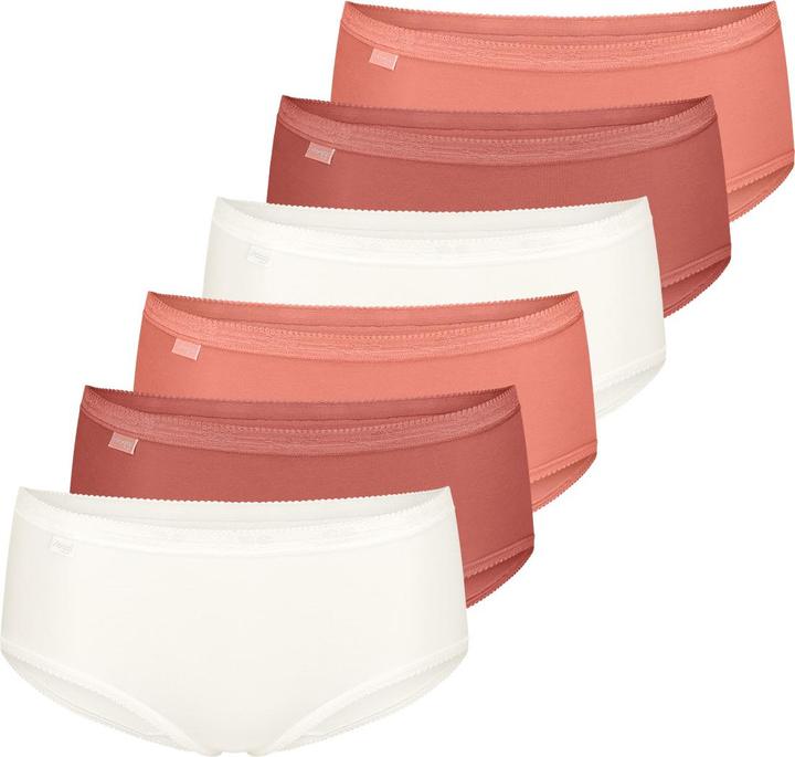 Produktbild Sloggi 6er Pack Basic+ Midi Slip (42, XL, 6er Pack)