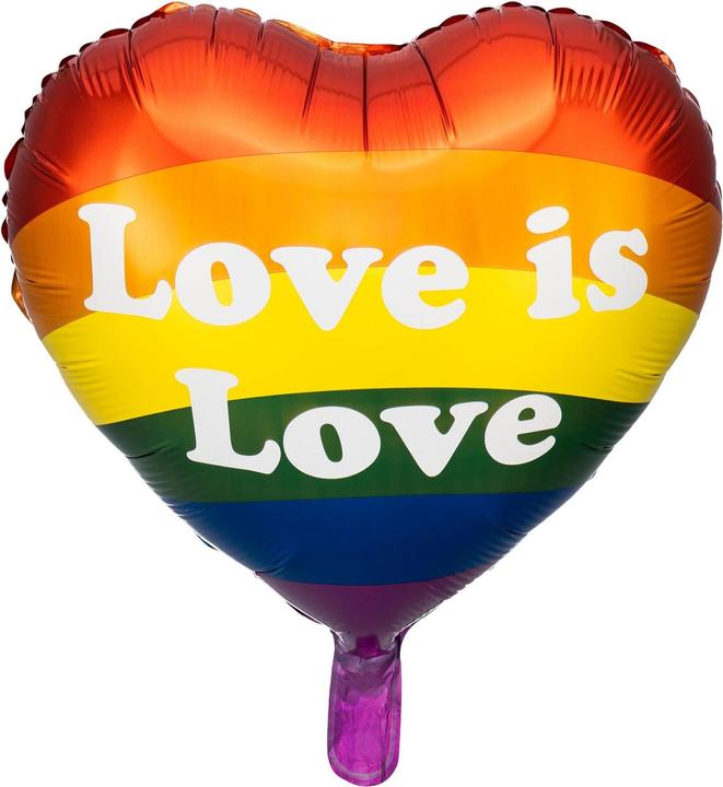 Produktbild Partydeco Folienballon Love is Love Regenbogen (1 x)
