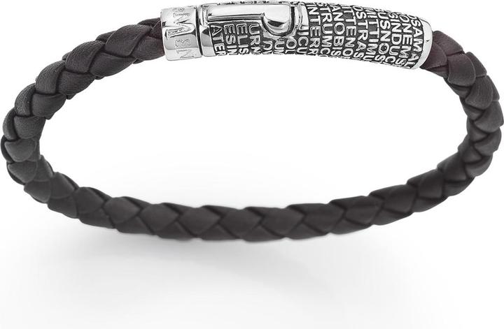 Amen Our Father Latin (20.50 cm, Leder, Silber 925)