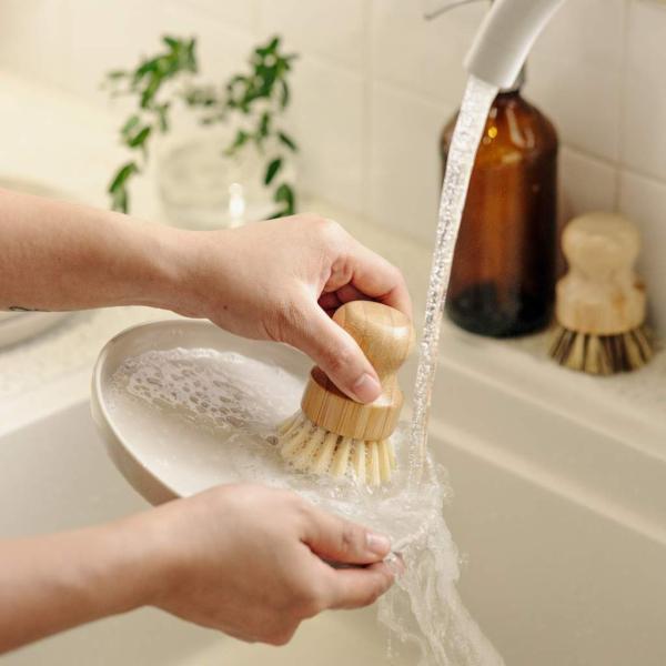 Immagine prodotto Jungle Culture Spazzole per piatti in bambù | Set di 2 spazzole per piatti (2 pz.)