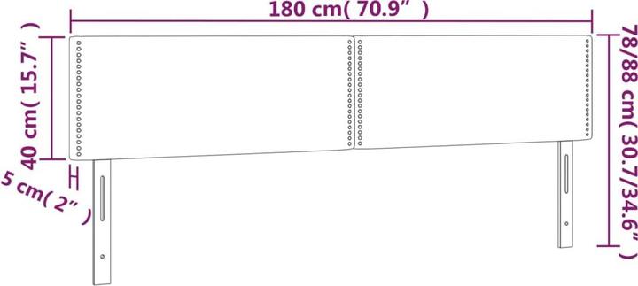 Produktbild VidaXL Thorn (180 x 5 x 88 cm)
