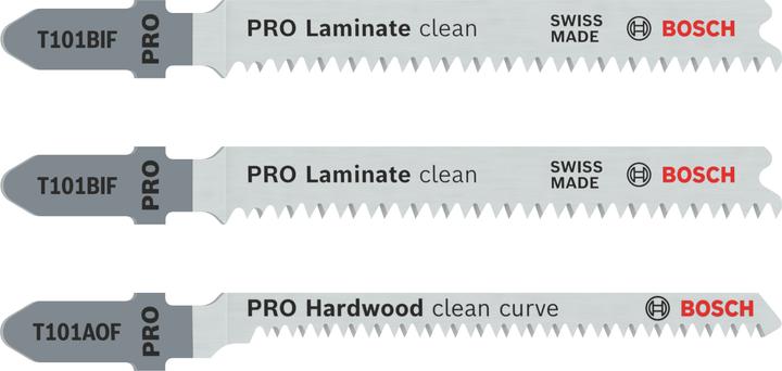 Nährwerte und Zutaten Bosch Professional Zubehör PRO Laminate Set, T-Schaft, 3-tlg.