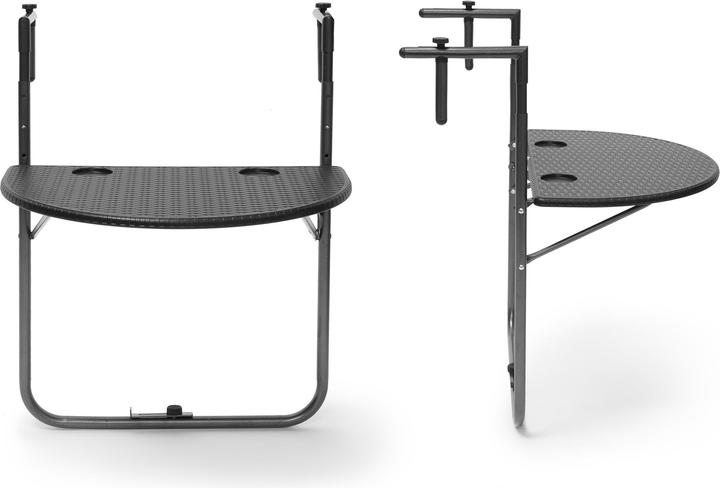 Immagine prodotto Relaxdays Tavolo sospeso da balcone (63 cm)