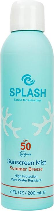 Actual product image Splash Summer Breeze Sunscreen Mist SPF 50 200 ml (Sun spray, SPF 50, 200 ml)