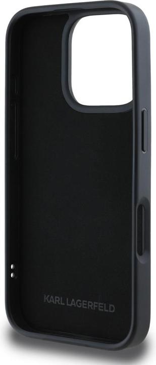 Immagine prodotto Karl Lagerfeld HC 3D Rubber Double Heads iPhone 16 Pro Max Case - Black (Apple iPhone 16 Pro Max)