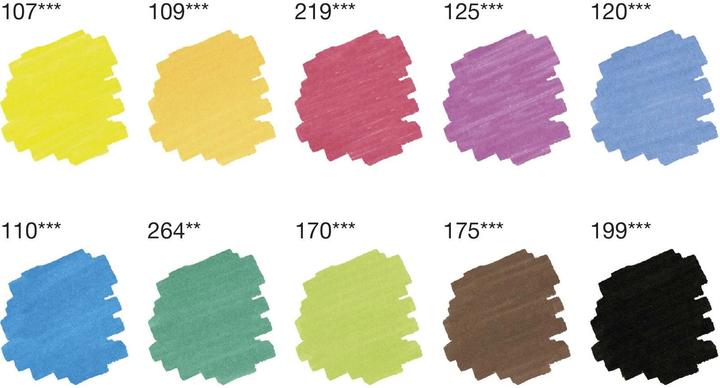 Produktbild Faber-Castell Tuschestift (Mehrfarbig, 10 x)