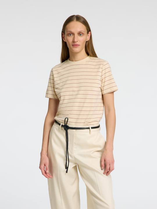 Image du produit Selected Femme T-shirt en coton rayé (XXL)