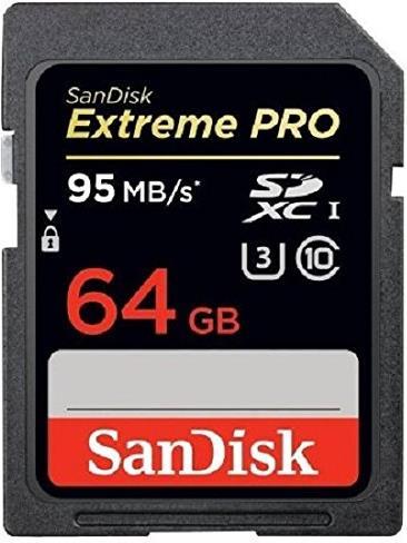 SanDisk Extreme Pro SDXC UHS-I (64 GB, SDXC, U3, UHS-I)