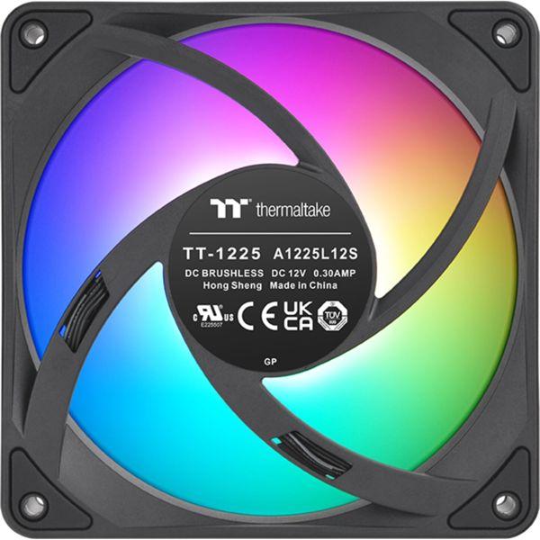 Actual product image Thermaltake PC CASE FAN CT120 EX ARGB SYNC 3 FAN BLACK CL-F181-PL12SW-A (120 mm, 3 x)