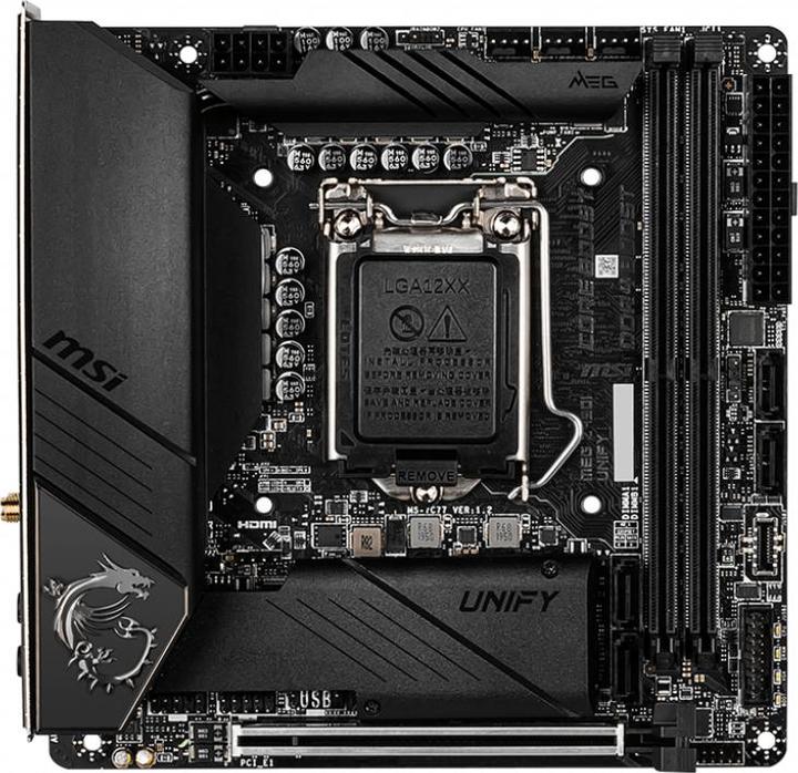 MSI MPG Z490i UNIFY (LGA 1200, Intel Z490, Mini-ITX)
