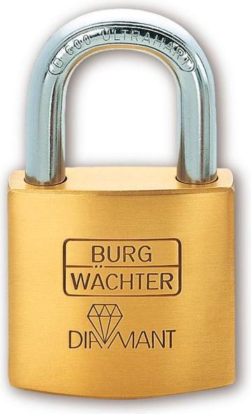 Produktbild Burg Wächter Zylinder-Vorhangschloss D 600 Diamant Bügelstärke 11,0mm Bügelweite 30,0mm, Bügelhöhe 35,0mm