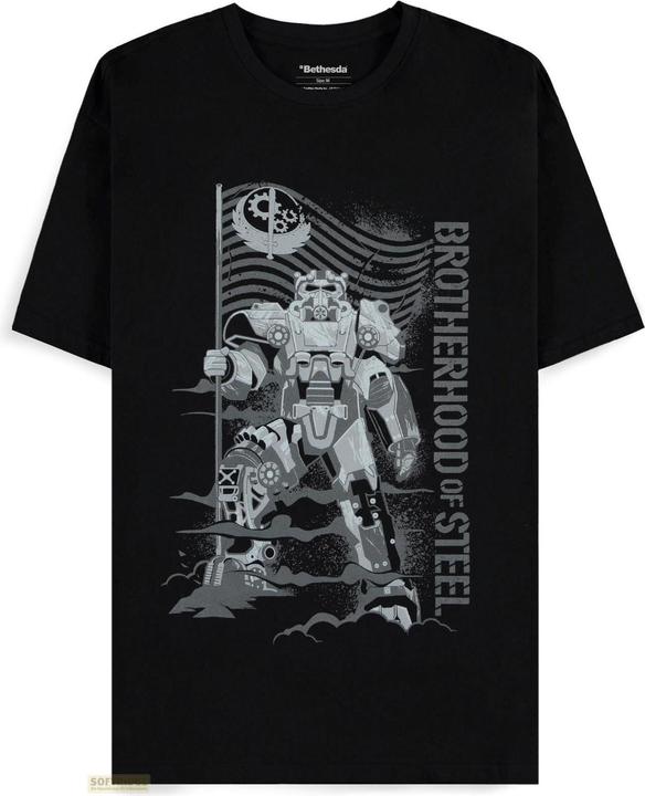 Produktbild Difuzed Fallout - Vault 33 - Steel - Men's Short Sleeved T-shirt - S (S)
