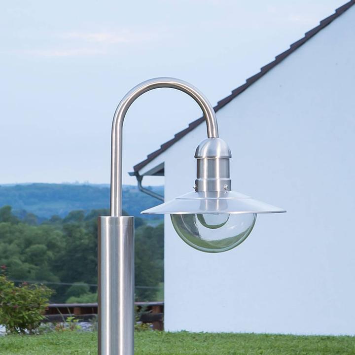 Produktbild Lindby Damion Garten Leuchten Stainless Steel (E27, IP44)